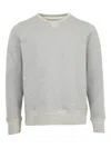 Merz B Schwanen Ribbed Crew-neck Sweatshirt In Gray