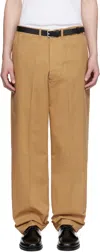 Merz B Schwanen Tan Chino01 Trousers In 16 Khaki