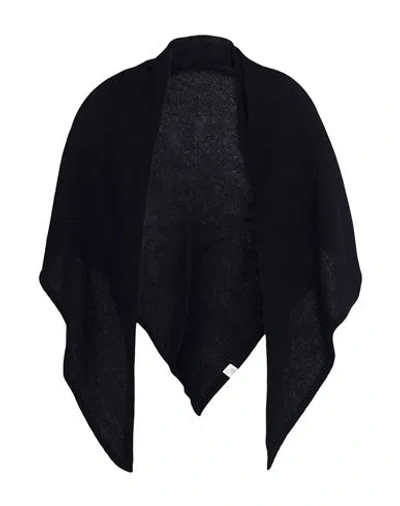 Merz B Schwanen Merz B. Schwanen Woman Scarf Midnight Blue Size - Wool, Silk, Cashmere