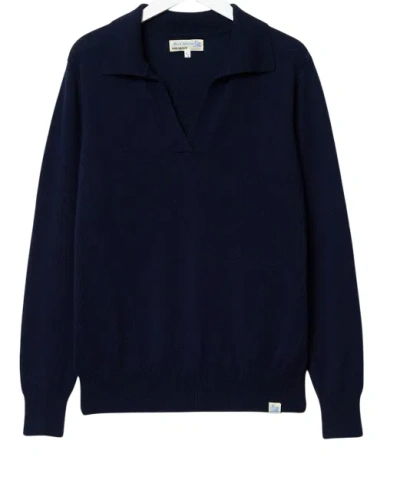 Merz B.schwanen Blue Wool-blend Clothing Sweaters