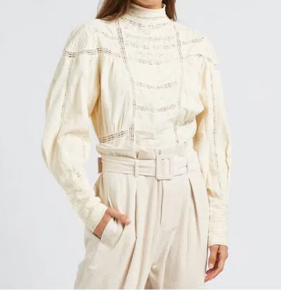 Mes Demoiselles Blouse Bonnie In Ivory In Gray