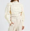 Mes Demoiselles Blouse Bonnie In Ivory In Multi