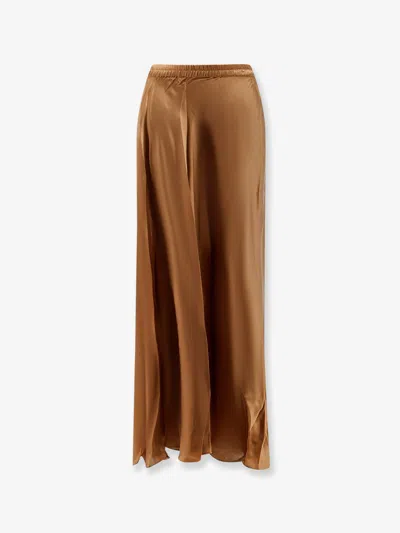 Mes Demoiselles Calista Viscose Skirt In Brown