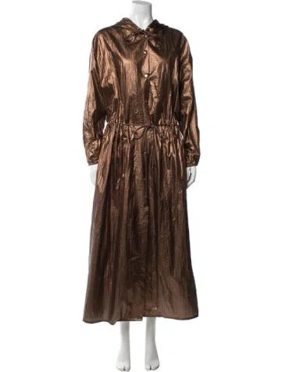 Pre-owned Mes Demoiselles Coat In Brown