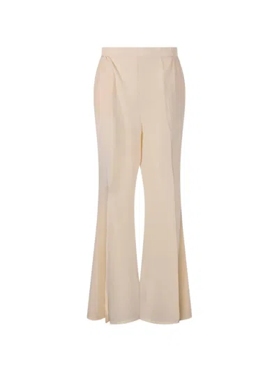 Mes Demoiselles Flared Trousers In Neutral
