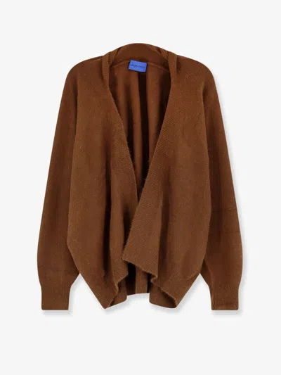 Mes Demoiselles Flutter Wool Blend Cardigan In Brown
