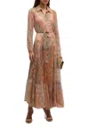 Mes Demoiselles Odette Dress In Multi In Brown