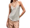 Mes Demoiselles Pozzi Tank Top In Taupe In Gray