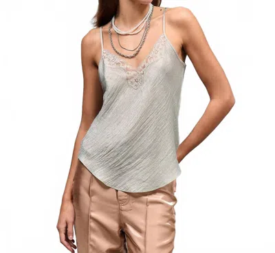 Mes Demoiselles Pozzi Tank Top In Taupe In Gray