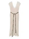 Shop Mes Demoiselles Sami Maxi Dress In Neutrals