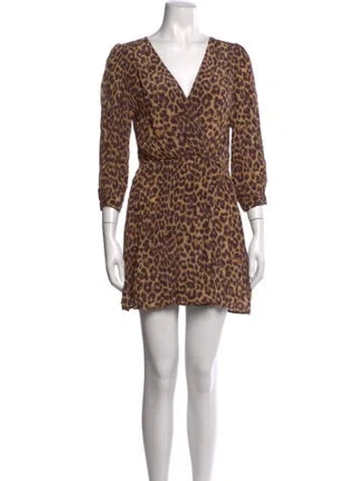 Pre-owned Mes Demoiselles Scott Mini Dress W/ Tags In Brown