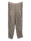 Mes Demoiselles Sequin-embellished Trousers In Gray