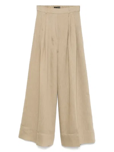 Mes Demoiselles Sissy Palazzo Pants In Brown