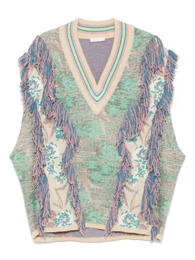 Mes Demoiselles Squall Vest In Green