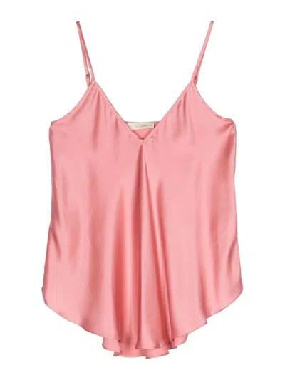 Mes Demoiselles Tilma Silk Top In Nude & Neutrals