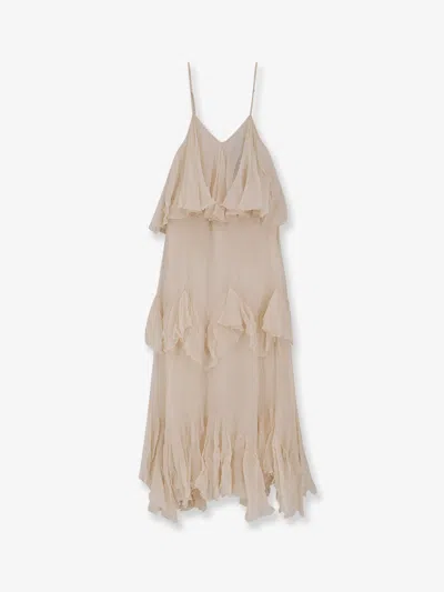 Mes Demoiselles Vestito Lungo In Viscosa In Neutral