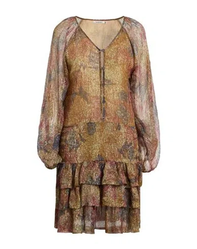 Mes Demoiselles Woman Mini Dress Sage Green Size 6 Viscose, Polyamide