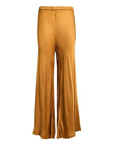 Mes Demoiselles Woman Pants Marigold Size 8 Viscose In Yellow