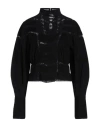Mes Demoiselles Woman Top Black Size 6 Cotton