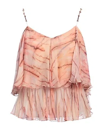 Mes Demoiselles Woman Top Blush Size 1 Viscose In Pink