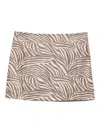 Mes Demoiselles Zebra-pattern Mini Skirt In Multi