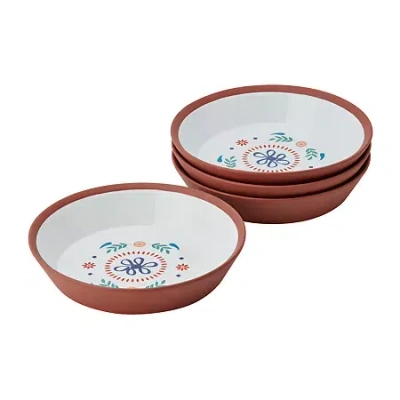 Mesa Mia Chapala 4-pc. Stoneware Soup Bowl In Multi