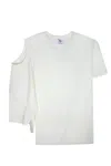 Mèsan Men's Neutrals All Gender Cotton Reworked T-shirt Neutral