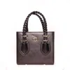 Mèsan Women's Gold / Black Ruka Black Boxy Tote With Gold Hardware In Gold/black