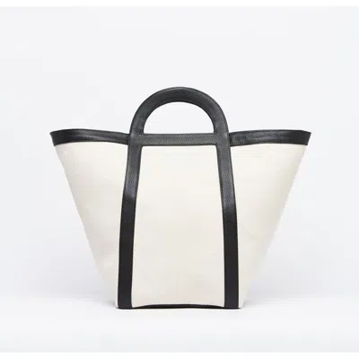 Mesch Atuel Large Canvas Tote In Black