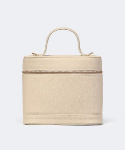 Mesch Baul Leather Bag In Ivory