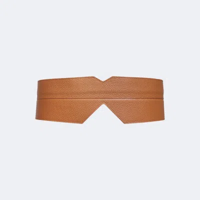 Mesch Chaltén Slim Belt In Caramel