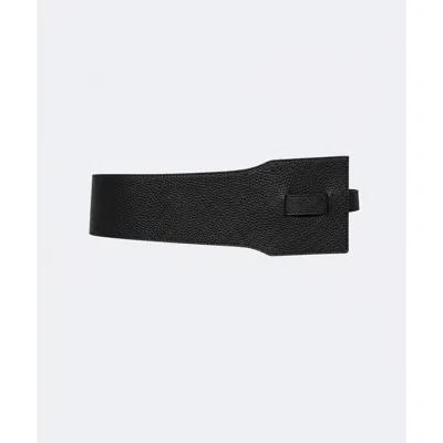 Mesch Trelew Leather Wrap Belt In Black