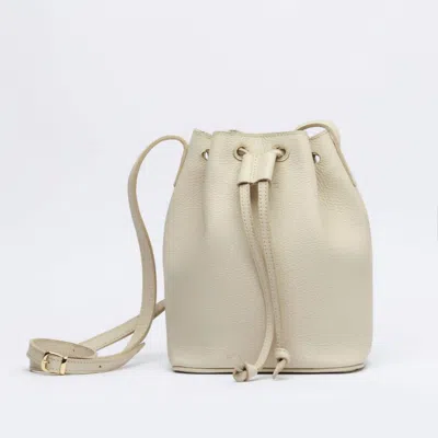 Mesch Women's Madison Bucket Bag In Ivory In White