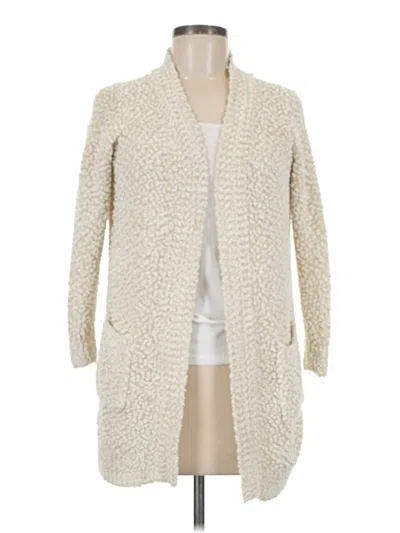 Pre-owned Mesh + Lace Kimono In White