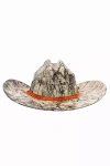 Meshika Hats Posty Snow Camouflage Rancher In Beige