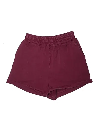 Pre-owned Meshki Athletic Shorts In Burgundy