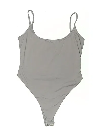 Pre-owned Meshki Bodysuit In Gray