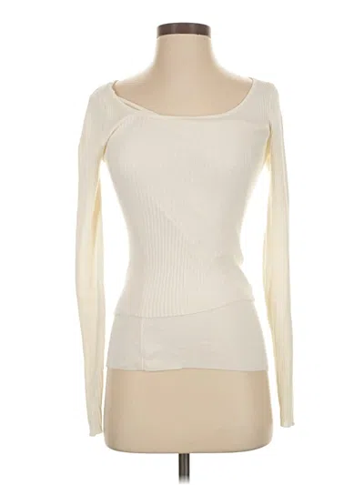 Pre-owned Meshki Cardigan Sweater In White