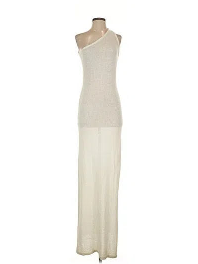 Pre-owned Meshki Casual Dress In White