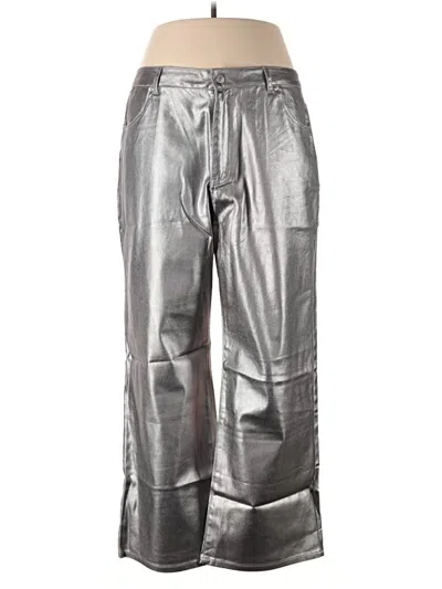 Pre-owned Meshki Casual Pants In Silver