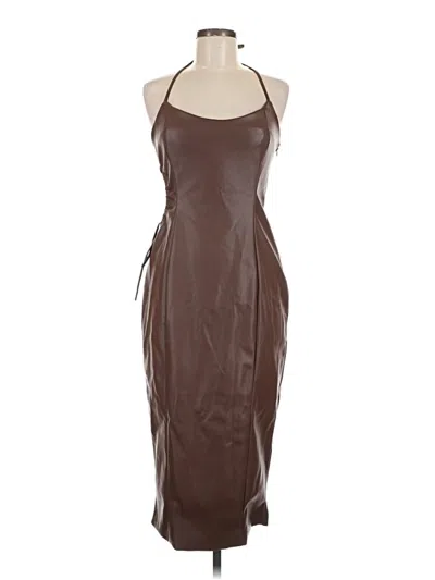Pre-owned Meshki Cocktail Dress In Brown
