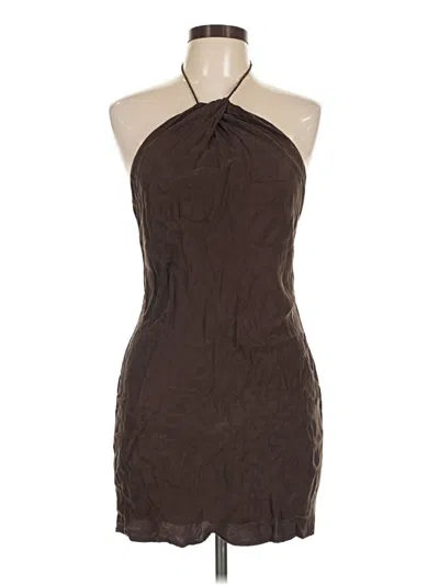 Pre-owned Meshki Cocktail Dress In Brown