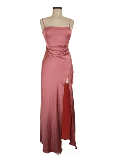 Pre-owned Meshki Cocktail Dress In Burgundy
