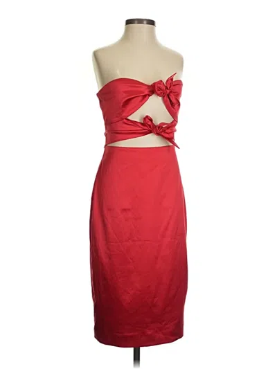 Pre-owned Meshki Cocktail Dress In Red