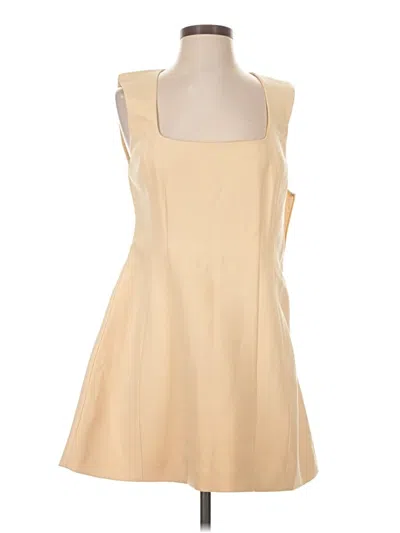 Pre-owned Meshki Cocktail Dress In Tan