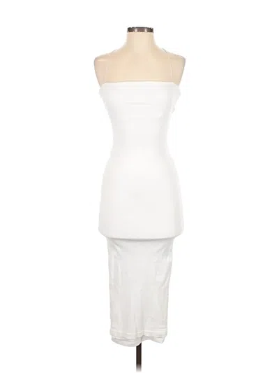 Pre-owned Meshki Cocktail Dress In White