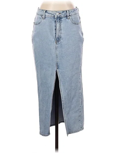 Pre-owned Meshki Denim Skirt In Blue