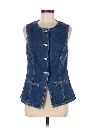 Pre-owned Meshki Denim Vest In Blue