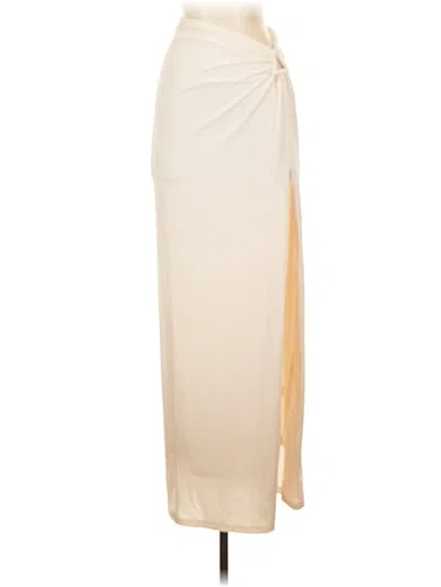 Pre-owned Meshki Formal Skirt In Ivory