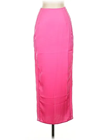 Pre-owned Meshki Formal Skirt In Pink